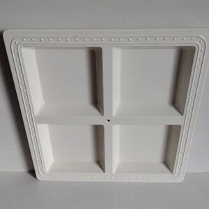 Nora Fleming Retired Pearl Dot Melamine Divided Tray